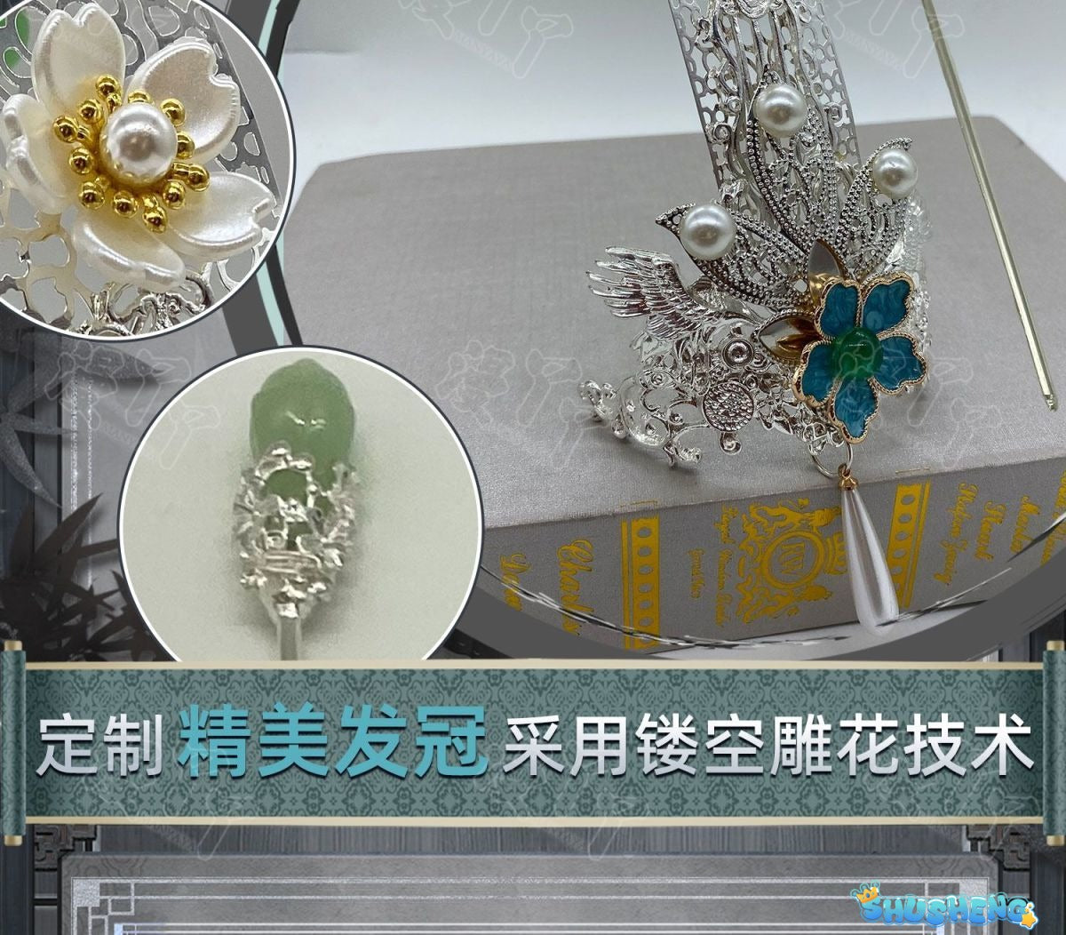 Identity V Qi Shiyi Antiquarian Ink Rhyme Series Women Cosplay Costume Anime Game Roleplay Suits Carnival Holiday Party Uniforms