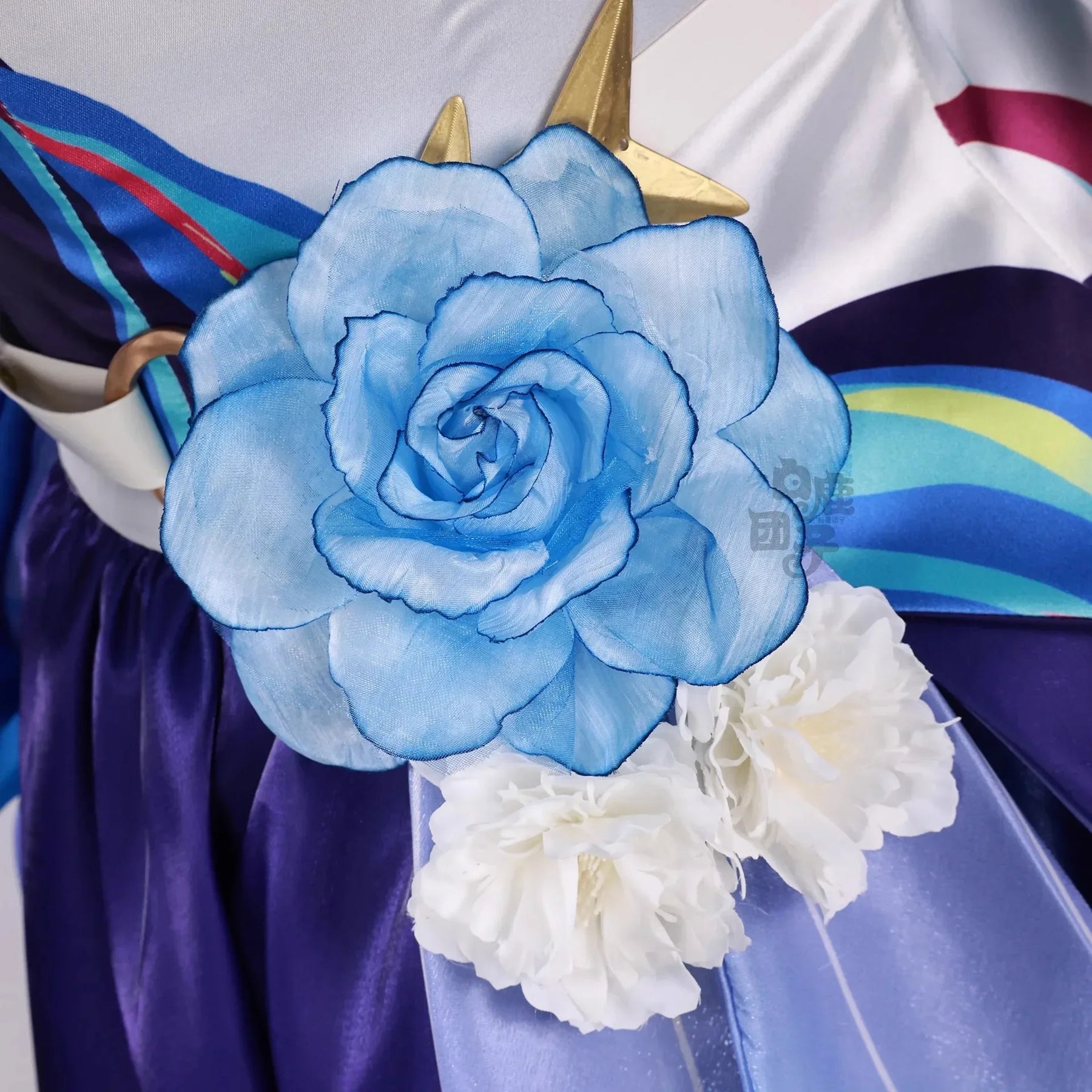 Shusheng-R Wuthering Waves Cantarella Cosplay Costume Wig Dress Headwear Earrings Rinascita Fisalia Family Halloween Party for Women Girls