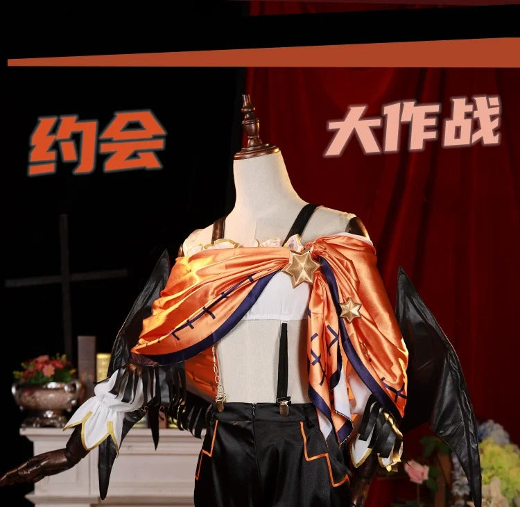 Anime Date A Live Kyono Natsumi Cosplay Costume Sexy dress, hat, accessory set, carnival party, men's and women's uniform
