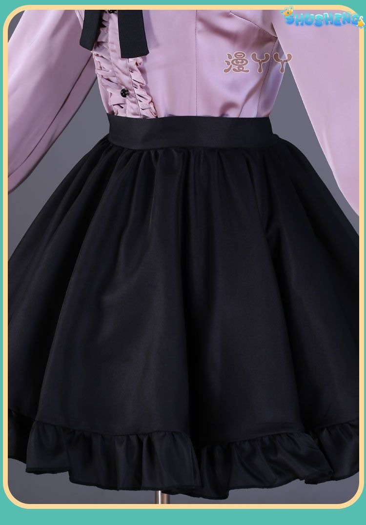 Vampire Miku Cosplay Costume Vocaloid Vampire Miku figure cosplay suit Pink kawaii dress Bowknot uniform