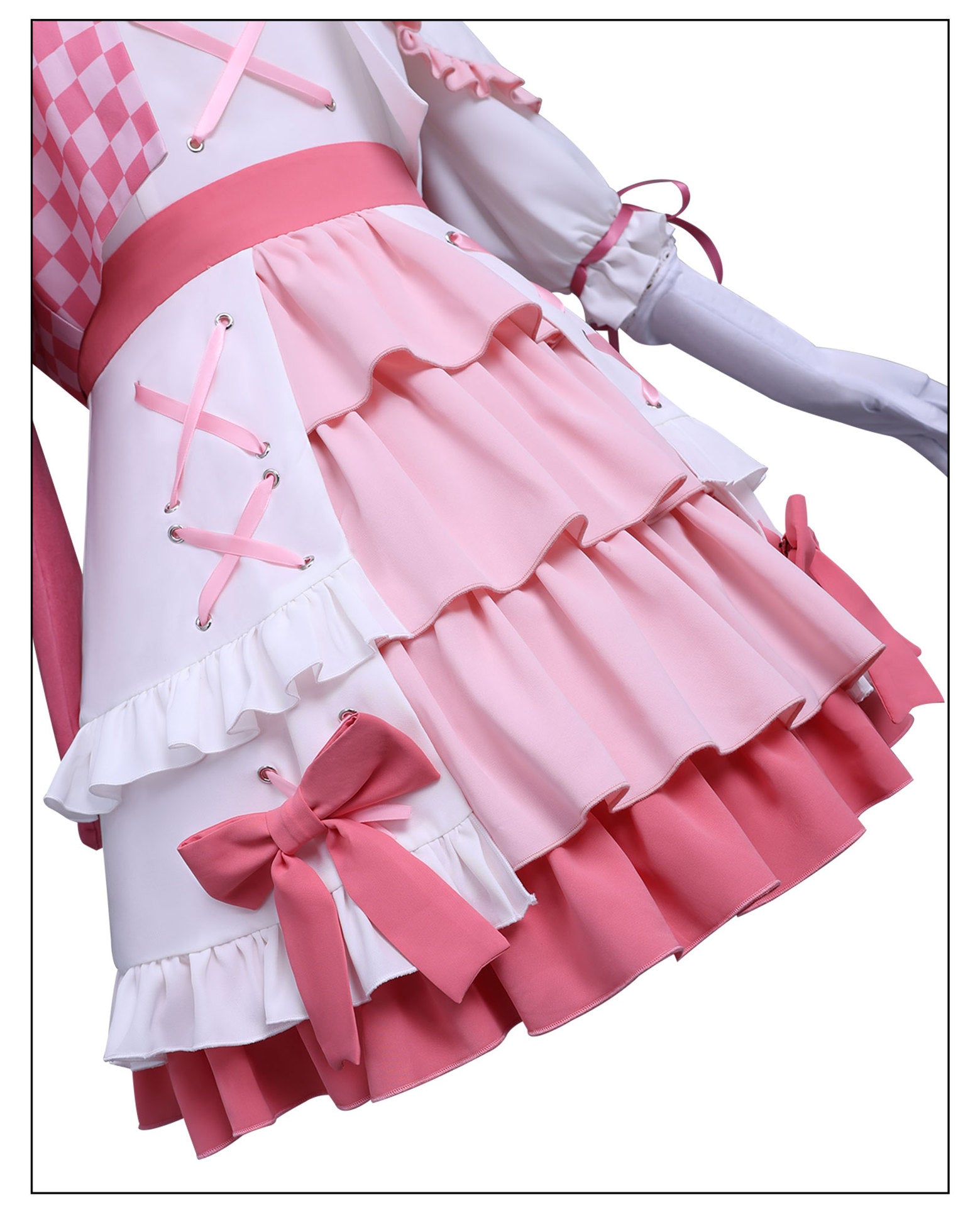 Anime Girls Band Cry Hina Tomo 486 Cosplay Costume JK Dress Skirt Headwear Woman Sexy Carnival Halloween Suit