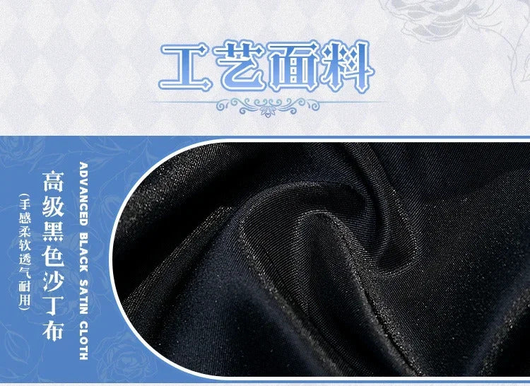 Shusheng-R Anime EVA New Ayanami Rei Cosplay Costume Halloween Party Sweet Lolita dress hat socks necklace prop set men women uniforms