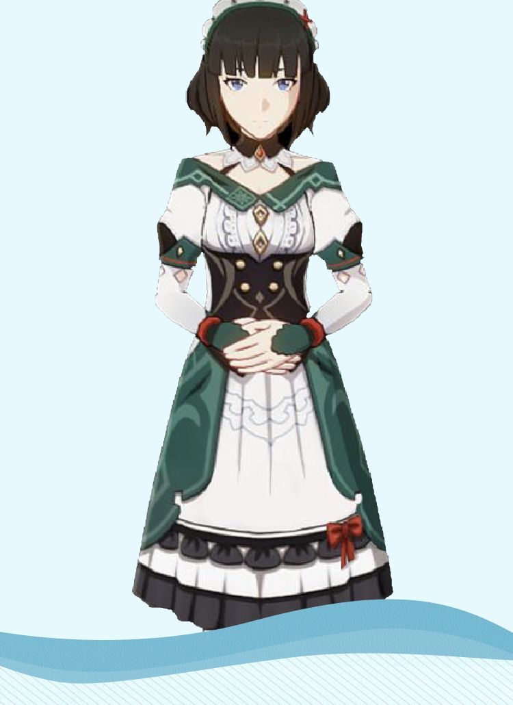 Genshin Impact Katheryne Cosplay Costume For Halloween Christmas Festival Party Game Comic Con Clothes