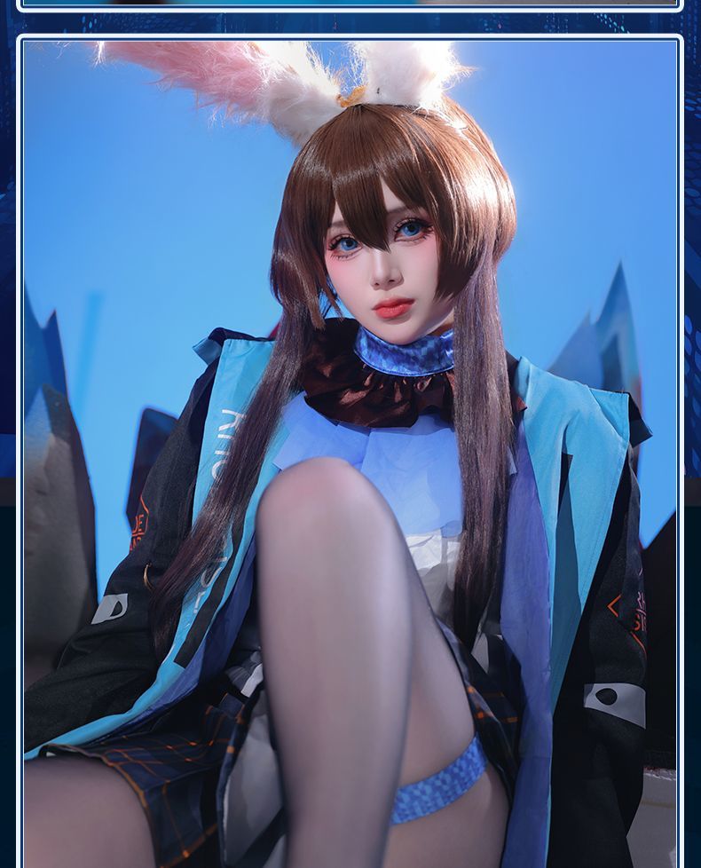 Anime! Arknights AMIYA RHODES ISLAND Combat Gear Lovely Uniform Cosplay Costume Halloween Outfit Women Dailydress Yu Costume