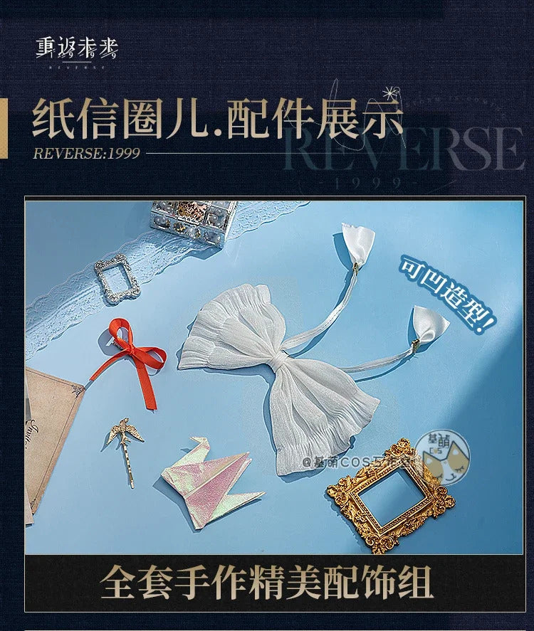 Reverse:1999 Paper envelope Cosplay Costume Uniform Halloween Carnival Party Christmas Play Role Clothes Clothing