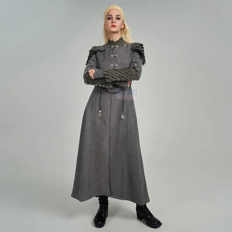 Shusheng-R Rhaenyra Targaryen Cosplay Fantasy Women Costume Houses Cos Dragon Rhaenyra Fantasia Halloween Fashion Dress Uniform Prop Set
