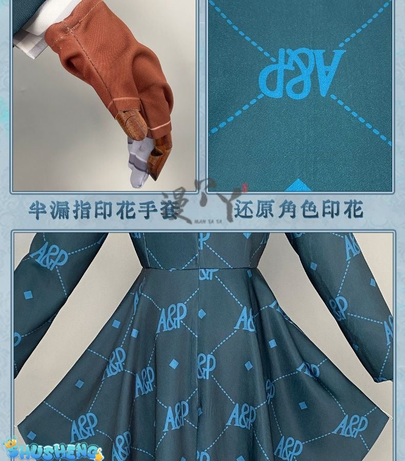 Emma Woods Gardener Cosplay Costume Game Identity Ⅴ Theater Host Halloween Carnival Uniform Anime Clothing Party Suit
