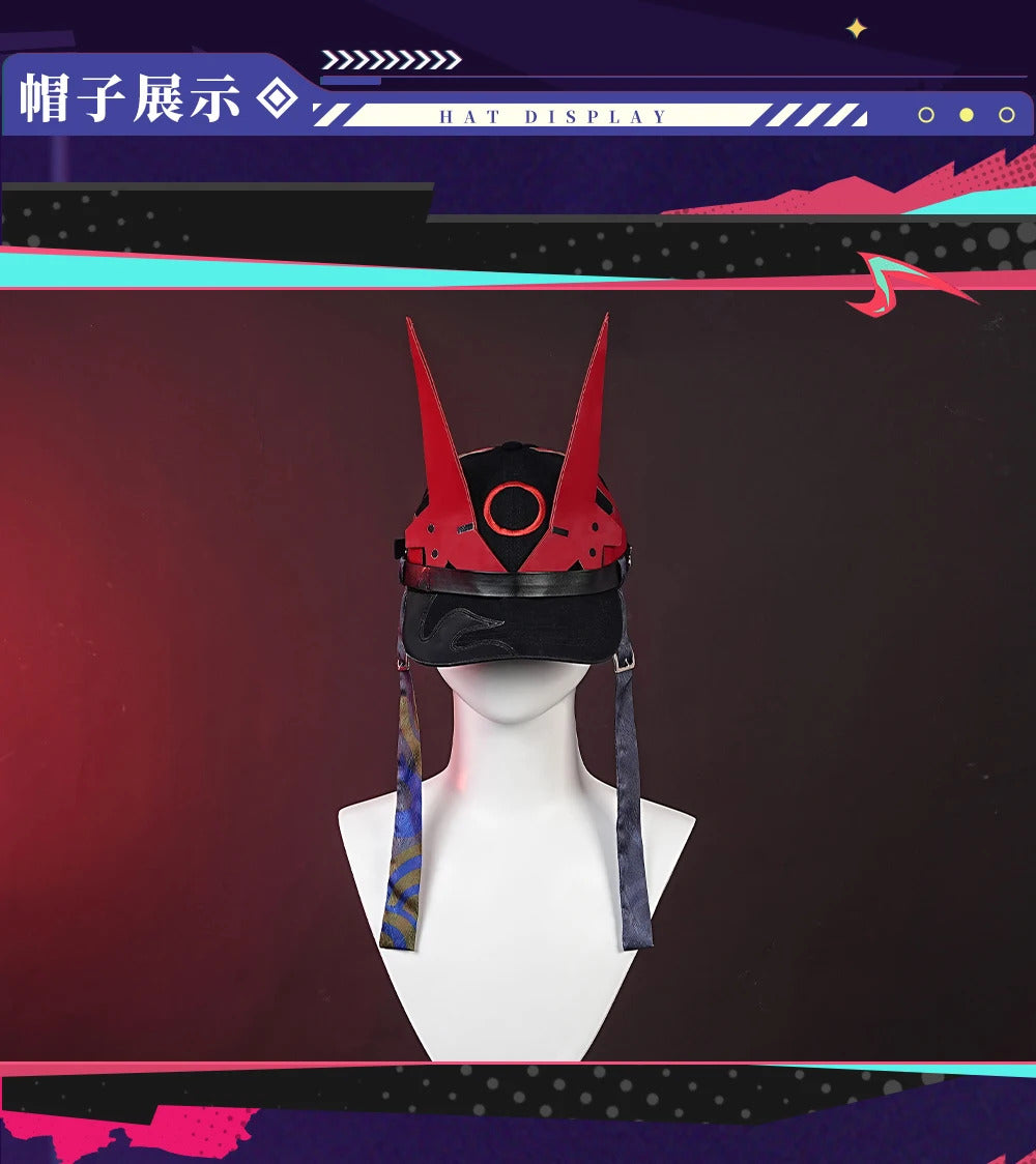 Rappa Cosplay Costume Honkai Star Rail Uniform Hat Jacket Shorts Galaxy Ranger Props Halloween Party Women Accessory Shusheng