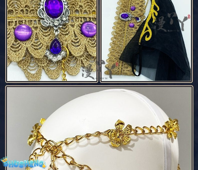 Game Identity V Antiquarian Qi Shiyi Cosplay Costume Crow Cosplay Black Uniforms Halloween Party Role Play Outfit Suit for Woman