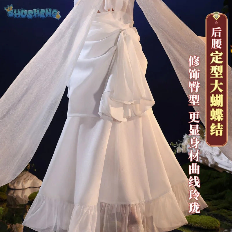 Shusheng-SR Sword Art Online SAO Yūki Asuna Cosplay Yuuki Asuna Elf prison uniform Costume Halloween sexy dress school props sweet Woman set