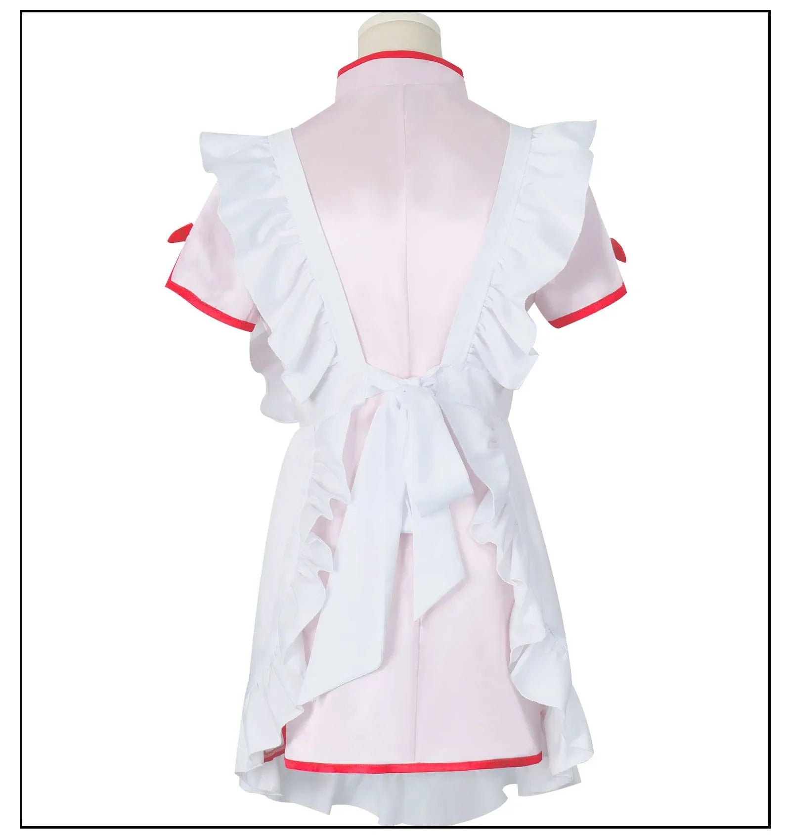 Anime Ranma 1/2 Shampoo Cosplay Costume Wig Dress Maid Uniform Cheongsam Headwear Ranma Saotome Halloween Party Women Girls Prop
