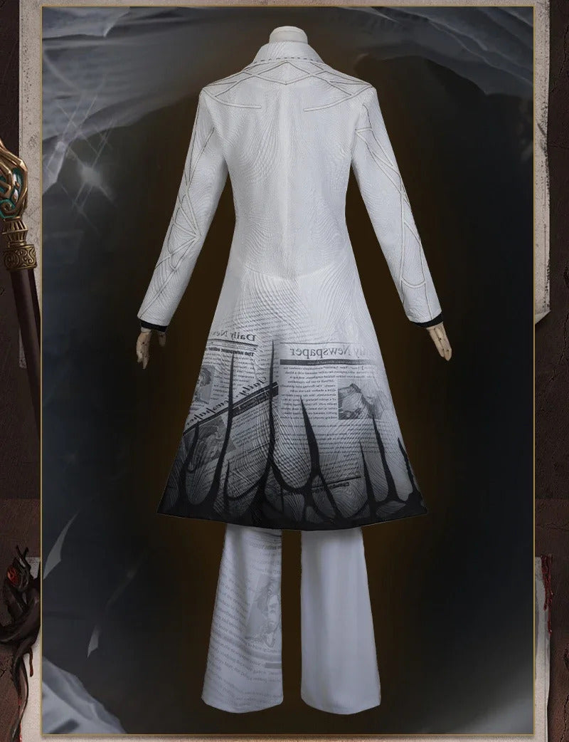 Shusheng-R Identity Ⅴ cosplay Kurt Frank Explorer costume coat pants belt sunglasses Halloween party fashion casual uniform woman man set