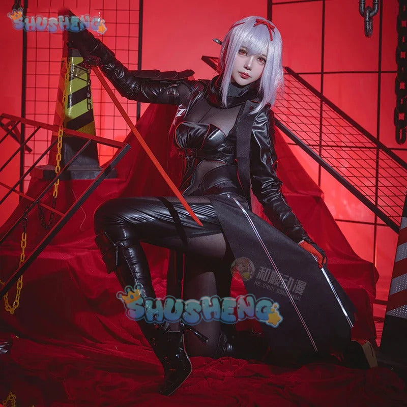 Goddess of Victory: Nickel Red Lotus shadow sexy women cosplay costume cos game anime party uniform halloen play rode clothes