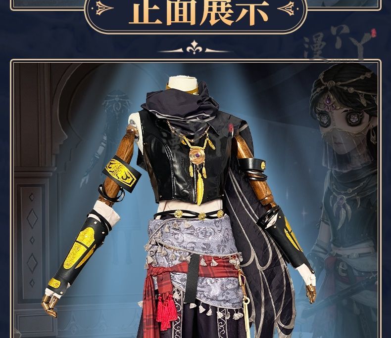 Game Identity V Antiquarian Qi Shiyi Cosplay Costume Crow Cosplay Black Uniforms Halloween Party Role Play Outfit Suit for Woman