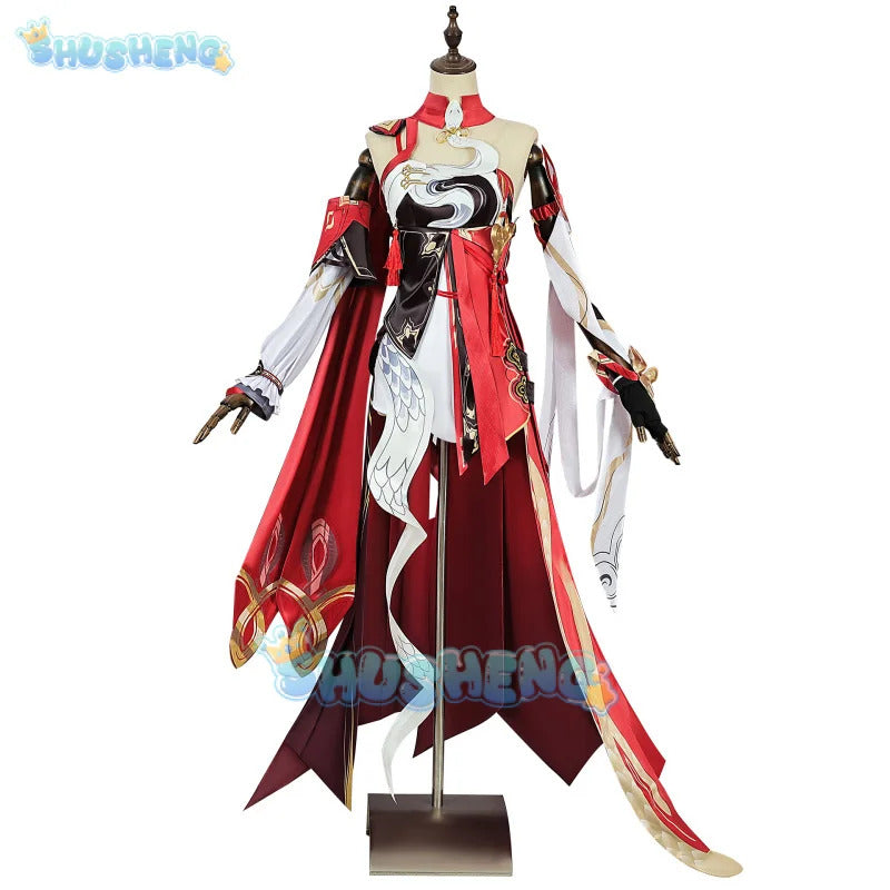 Shusheng-R Honkai Impact 3 Kiana Kaslana Cosplay Costume Uniform Anime Clothe Halloween Costumes for Women Man Mascot Student Accessory
