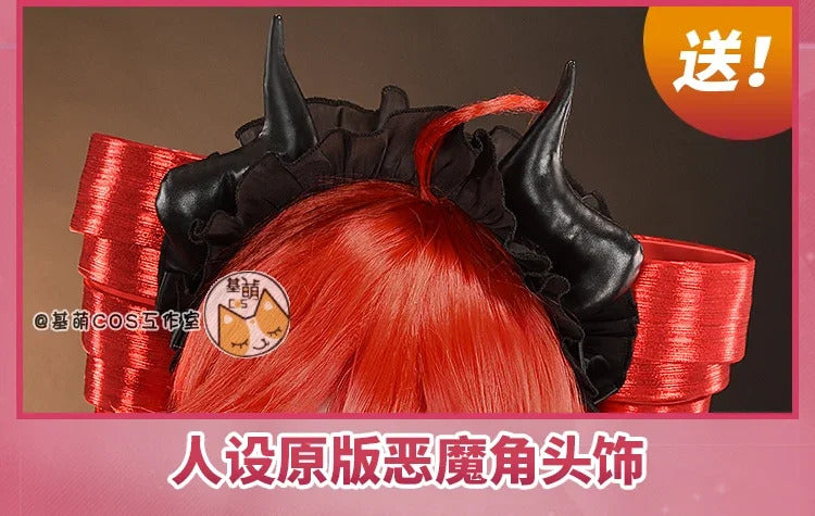 Shusheng Te Cos to Halloween Little Devil Dress Cosplay Costume Uniform Halloween Carnival Party Christmas Play Role Clothes