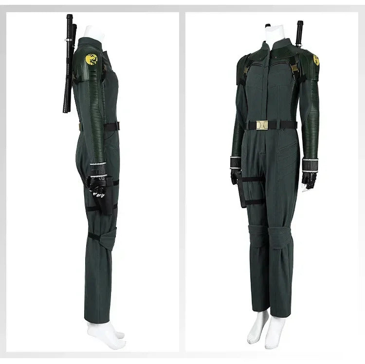 Movie Thunderbolts Yelena Belova Cosplay Costume Superhero Jumpsuit Halloween Party Uniform Accessories Props Complete Set