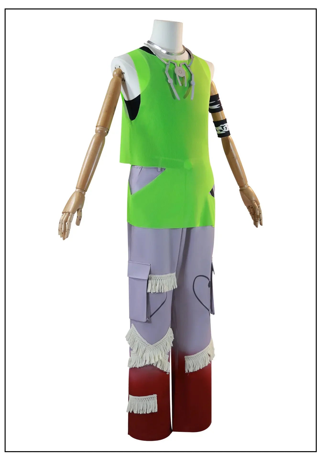 Shusheng-N Anime Alien Stage TILL R7 luka Cosplay Blink Gone Costume Halloween Carnival Top Pants Props Accessories Belt Uniform Man Set