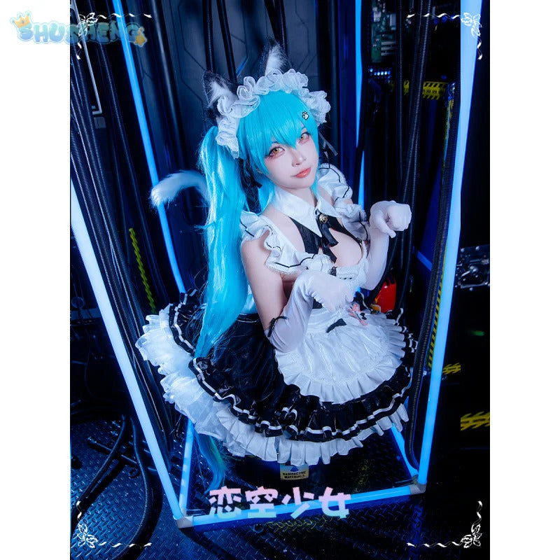 Shusheng-N Game NIKKE:The Goddess of Victory Privaty Cosplay Costume Halloween Sweet Maid Dress Women Lolita Uniform Accessories Prop Set