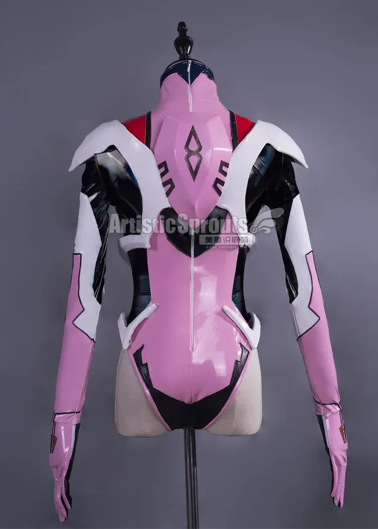 Mari Makinami Illustrious Anime EVA Cosplay Costume Women's sexy jumpsuit armor socks headwear set Halloween Carnival uniform