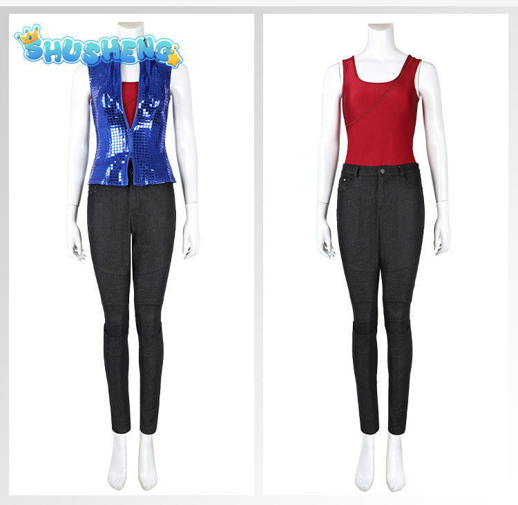 Lilith Cosplay Costume Leather Coat Vest Pants Borderlands Outfit Movie Border Cos Land Full Set Coat Women Halloween Roleplay Suit