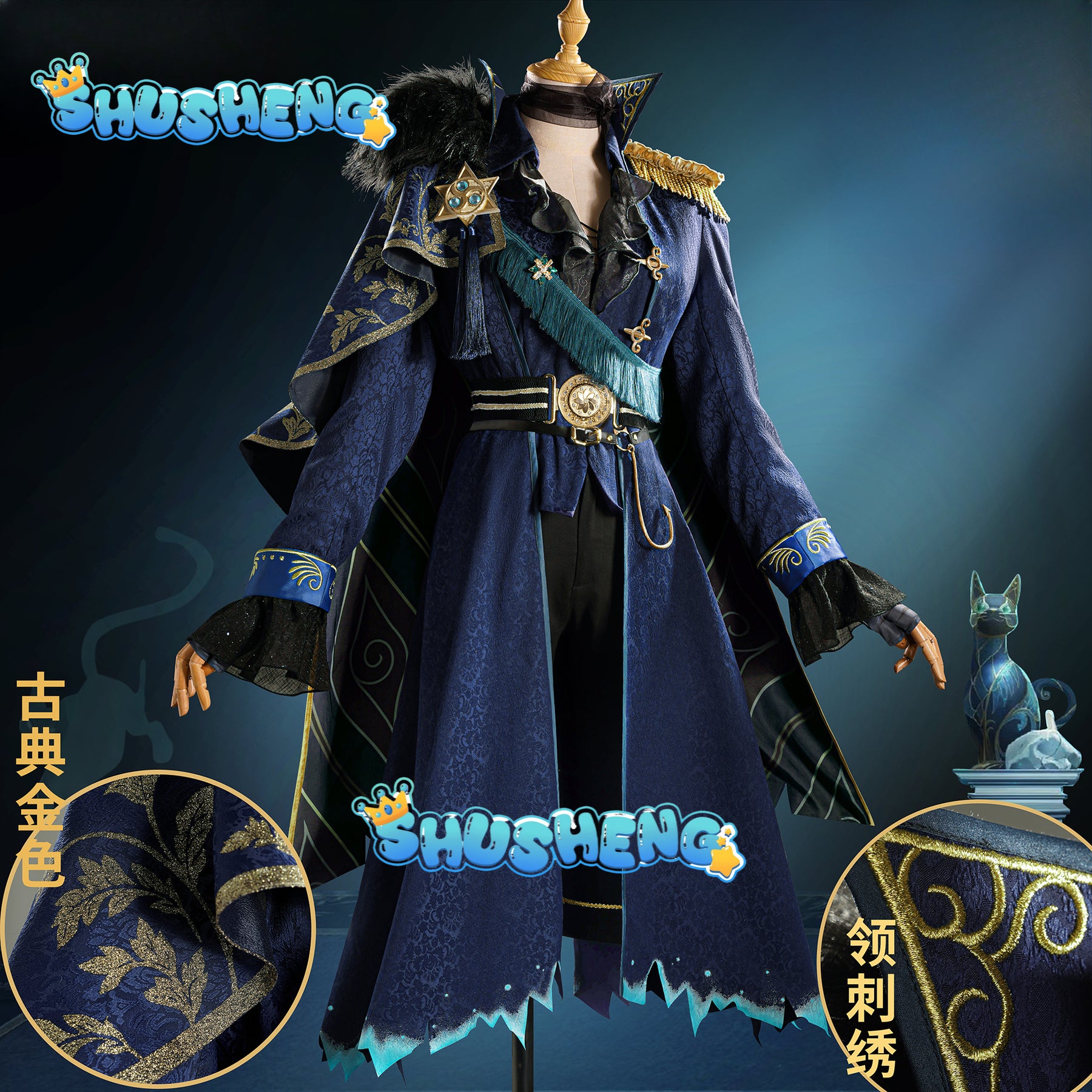 Alva Lorenz Game Identity Ⅴ Cosplay Hermit Costume High quality fashionable coats props accessories uniforms Halloween party set
