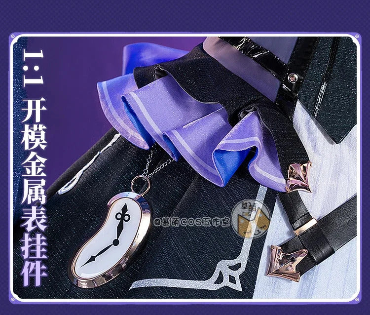 Game Honkai: Star Rail The Herta Cosplay Costume Gorgeous Elegant Combat Uniform Carnival Party Role Play Clothing S-XXL