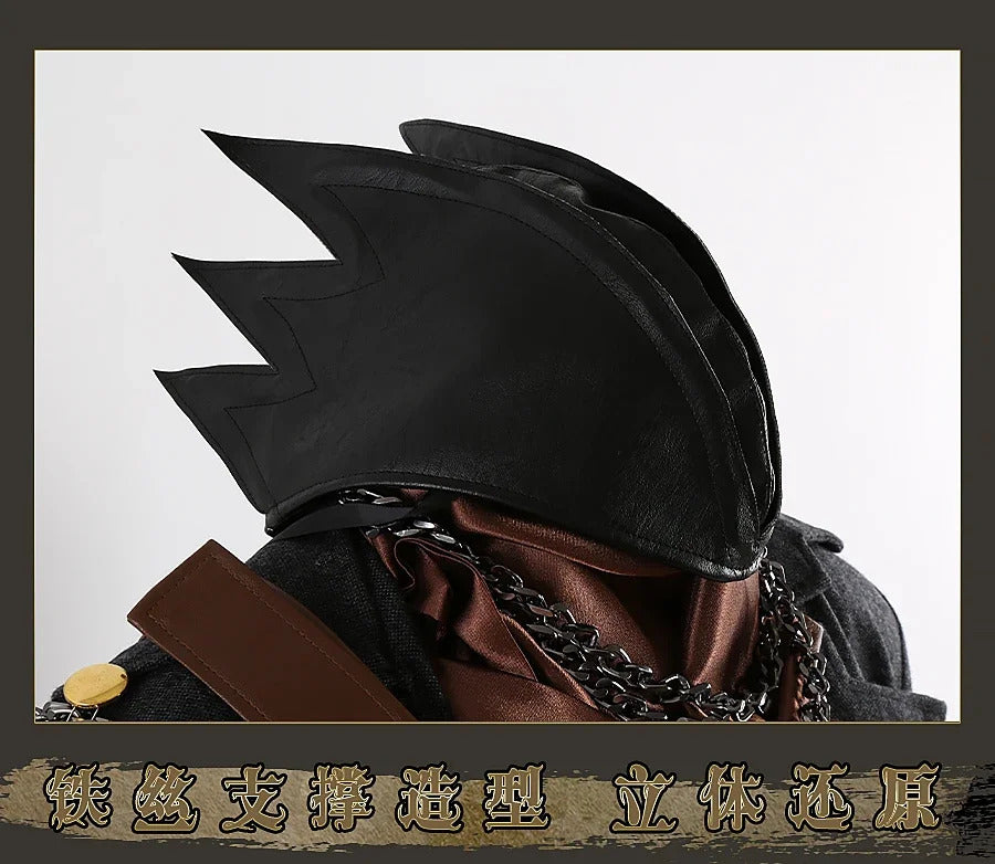 Gehrman Hunter Cosplay Costume Game Bloodborne Uniform Halloween Carnival Party Christmas Play Role Clothes Clothing for Men