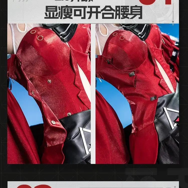 Arknights Skadi the Corrupting Heart Cosplay Costume Abyssal Hunters Uniform Halloween Carnival Party Clothing