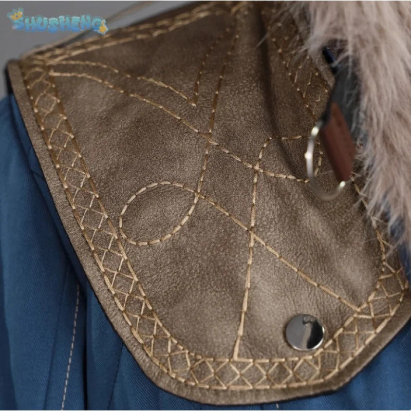 Lies of P: Overture Male lead P Cosplay Costume Coat pants belt props accessories scarf set Halloween party new fashion uniform