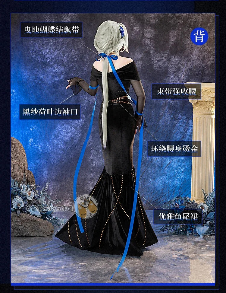 Reverse:1999 Urd Cosplay Costume Uniform Halloween Carnival Party Christmas Play Role Clothes Clothing for Women