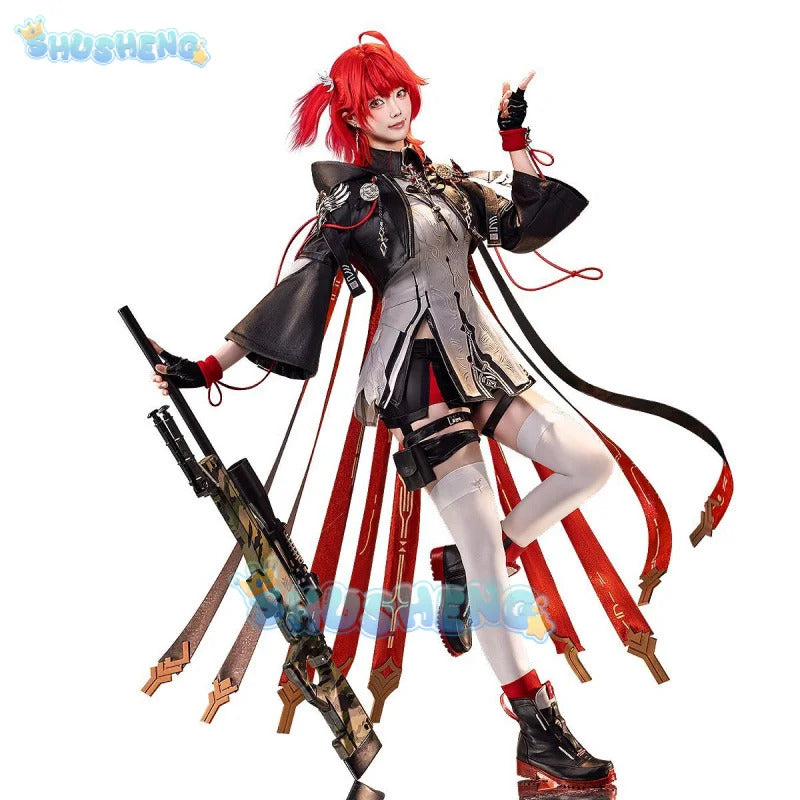Exusiai the New Covenant Cosplay Costume Game Arknight Uniform Halloween Carnival Party Christmas Play Role Clothes Clothing