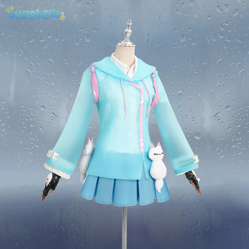 Kiriko OVERWATCH2 Cosplay OW2 Dancing lightly in the rain Costume Halloween Sweet Dress Coat Prop Uniform New Woman Man Set