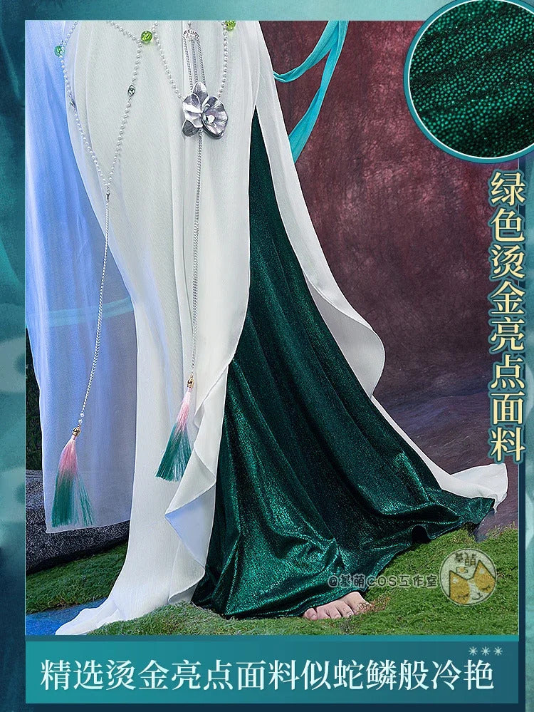Shusheng-R Game Reverse:1999 Tuesday Christine Cosplay Costume Halloween Carnival Chinese style Hanfu Dress Accessories Props Sweet Set