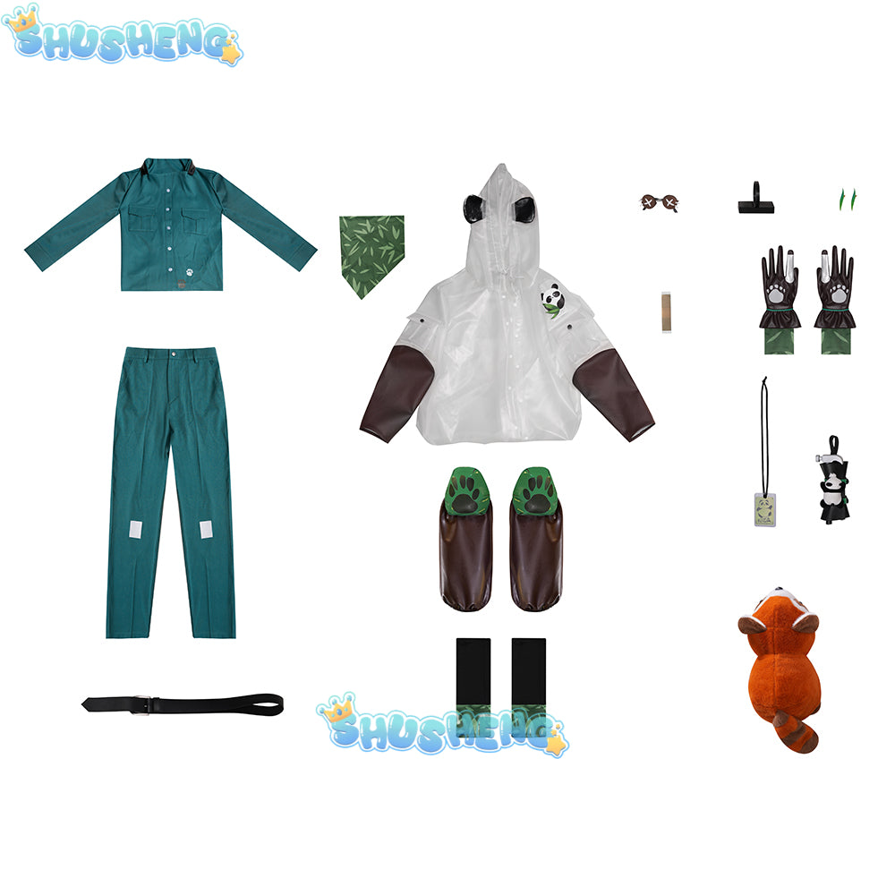 Grave Keeper Cosplay Game Identity V Andrew Kreiss Home Designer Uniform Wig Set Halloween Party Role Play Outfit for Man