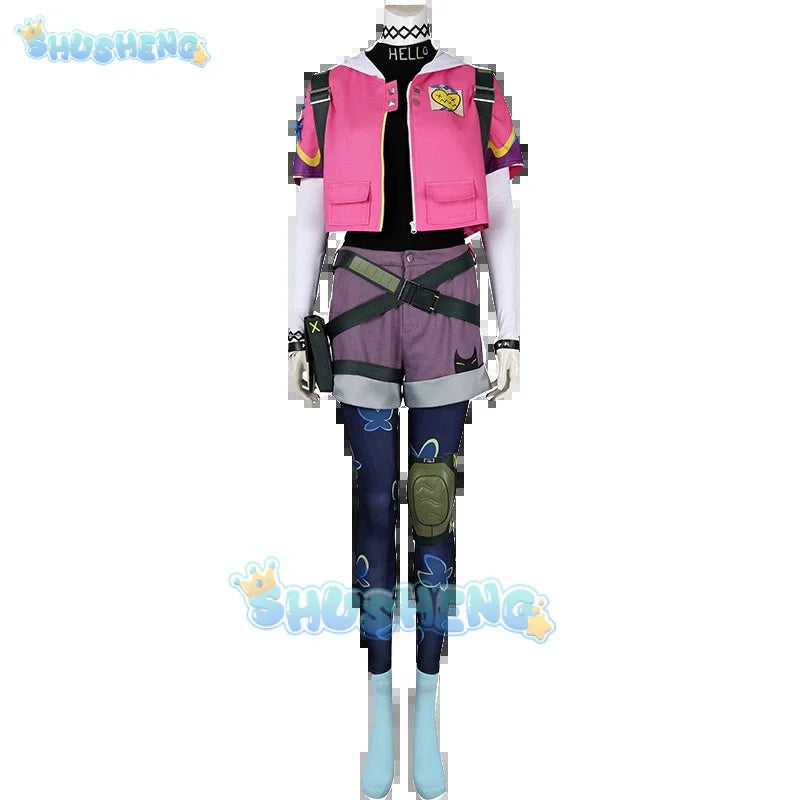 Valorant Clove Cosplay Full set of anime character costumes for both men and women
