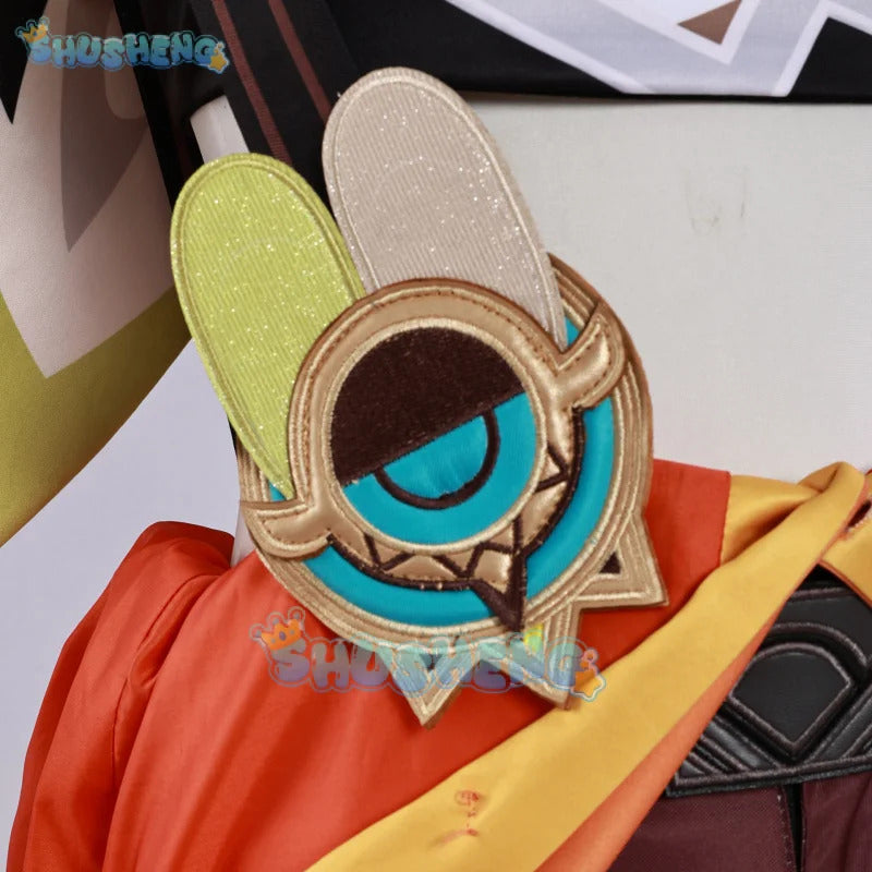 Kachina Cosplay Game Genshin Impact Costume Gorgeous Elegant Combat Uniforms Halloween Party Role Play Clothing