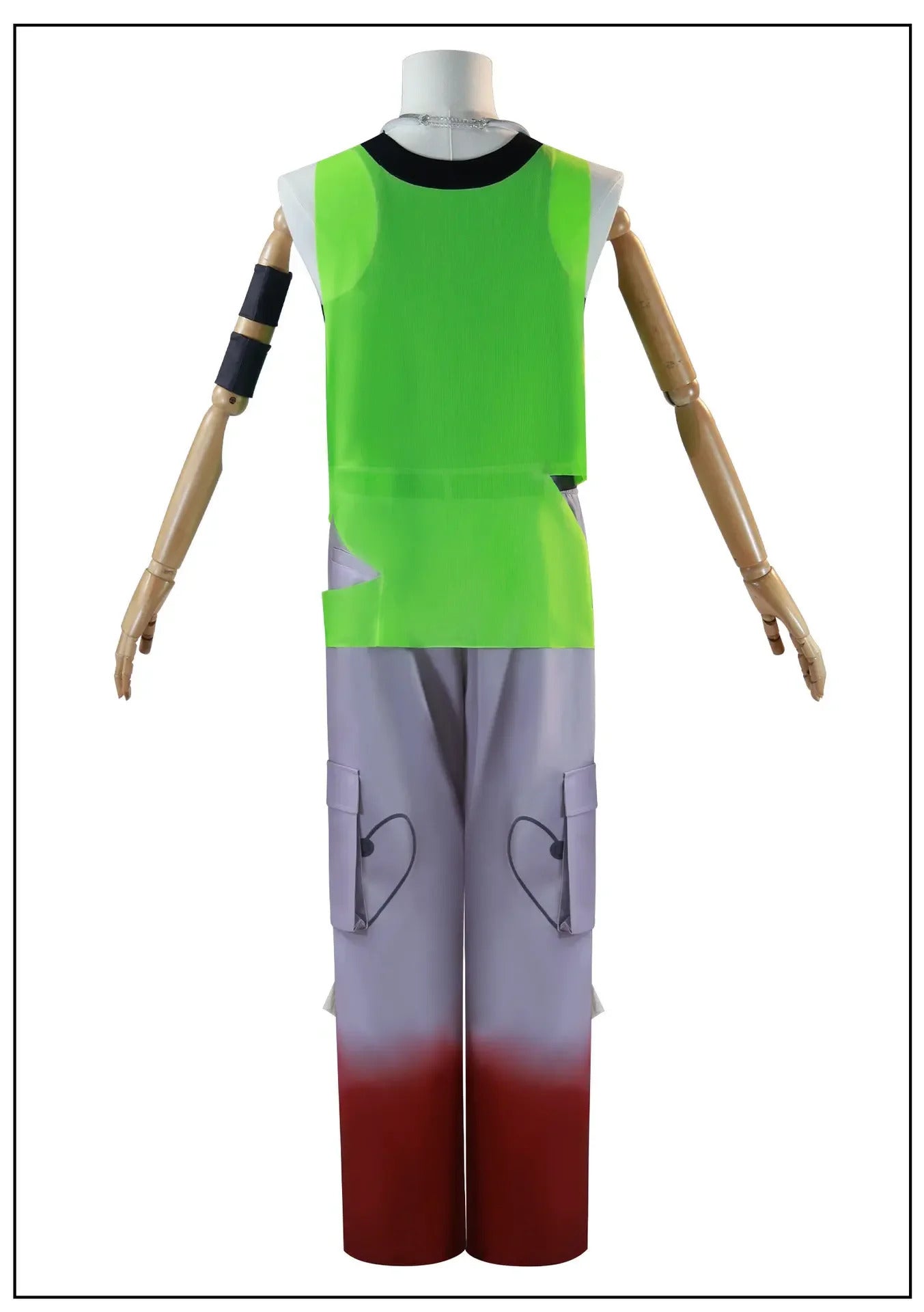 Shusheng-N Anime Alien Stage TILL R7 luka Cosplay Blink Gone Costume Halloween Carnival Top Pants Props Accessories Belt Uniform Man Set