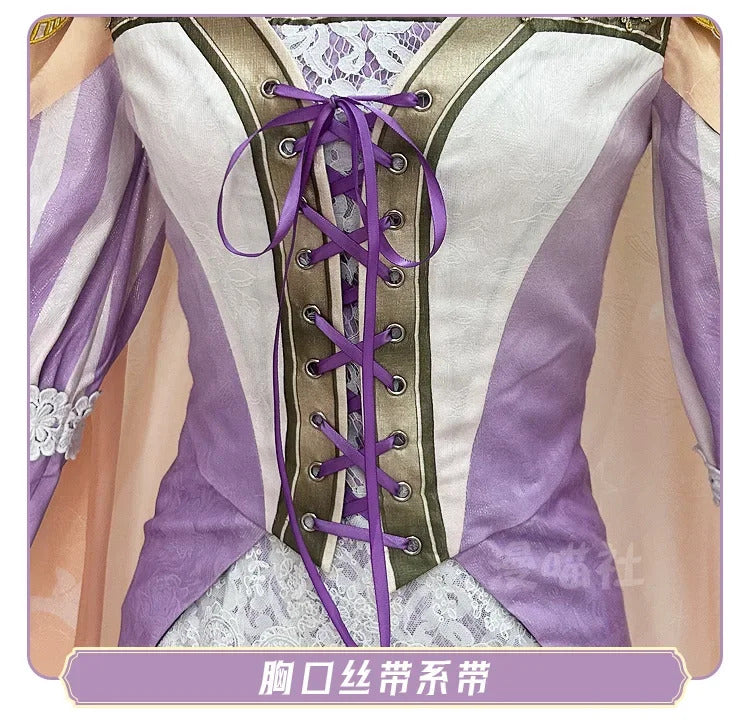 New Twisted-Wonderland Riddle Rosehearts Cosplay Costume Princess Halloween Party Uniform Pants Props Wig Accessories Women Set