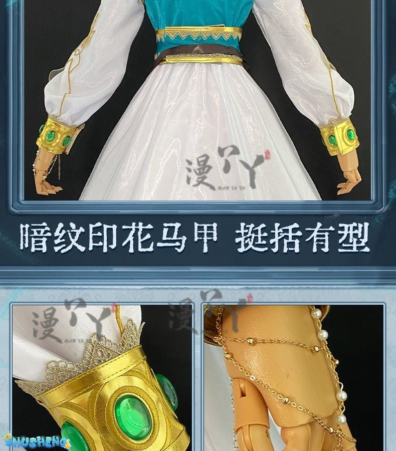 Identity V Anne Lester Toy Merchant Fashion Game Suit Gorgeous Dress Cosplay Costume Halloween Party Outfit Women