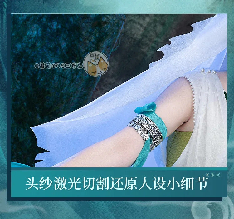 Shusheng-R Game Reverse:1999 Tuesday Christine Cosplay Costume Halloween Carnival Chinese style Hanfu Dress Accessories Props Sweet Set