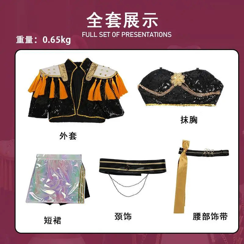 K-Pop: Demon Hunters Mira Cosplay Costume Song Server Uniform Halloween Carnival Party Christmas Play Role Clothes Clothing