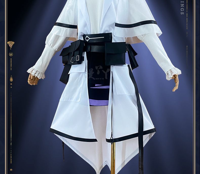Arknights Priestess Cosplay Costume Game Uniforms Women Halloween Party Girls Clothes Outfit Anime Event Trench Skirt