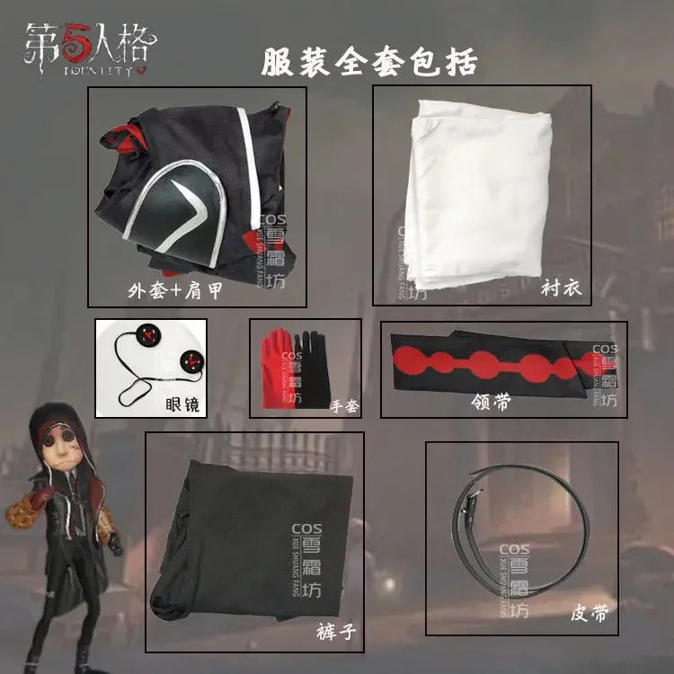 Anime Game Identity ⅤNaib Subedar Mercenary Cosplay Costume Uniform Halloween Carnival Party Christmas Play Role Clothes Suit