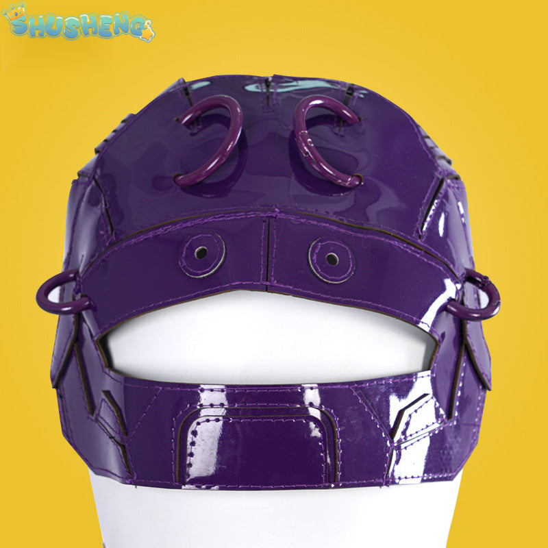 Adult Halloween Guardians Vol.3 High Evolutionary Cosplay Costume Purple Leather Coat High Evolutionary Suit Breastplat Helmets
