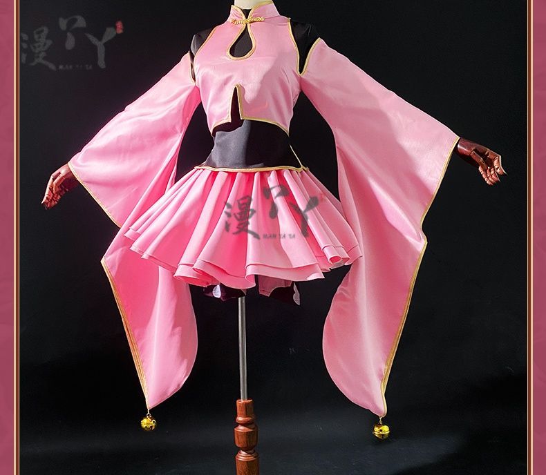 Cardcaptor Sakura Kinomoto Sakura Taoist Uniforms Cosplay Costume Cos Game Anime Party Uniform Hallowen Play Role Clothes