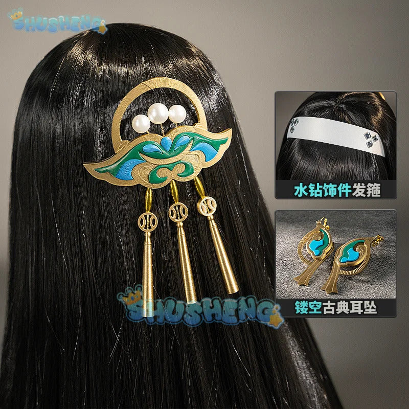 Zenless Zone Zero Astra Yao Cosplay Costume Black Dress Uniform Halloween Carnival Party Christmas Play Role Clothes Clothing