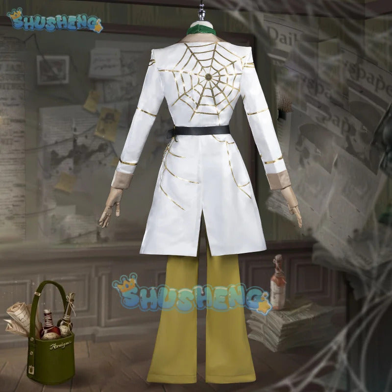 Identity V Demi Bourbon Barmaid Proofreader Skin Game Suit Vintage Fashion Cosplay Costume Halloween Party Outfit