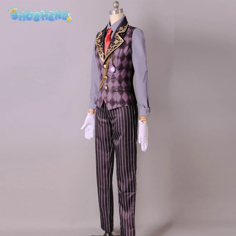 Aesop Carl Anime Game Identity V Cosplay Costume Clothes Wig Uniform men and women Cosplay Halloween Party IN STOCK
