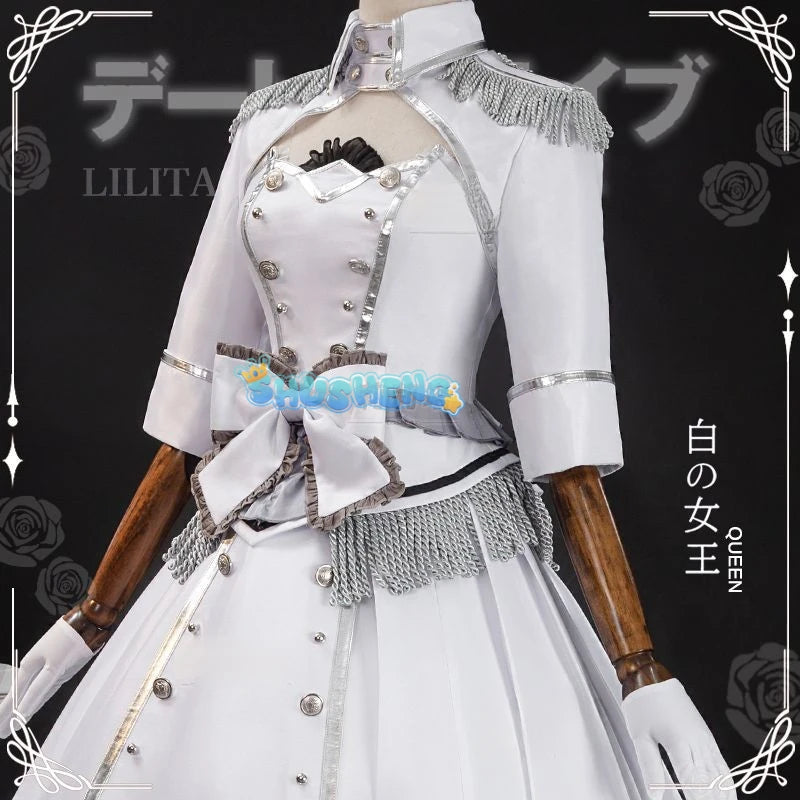Anime DATE A LIVE Tokisaki Kurumi Cosplay Costume Wig Fancy Lolita Princess Dress Women Halloween Party Outfit S-XXL